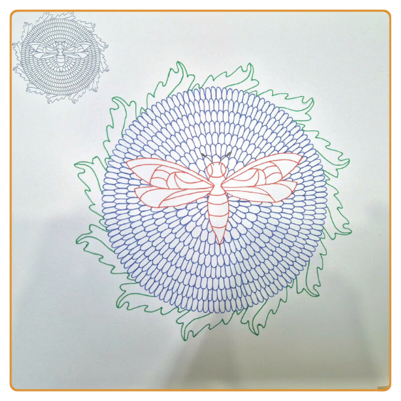 SÁCH LUYỆN VẼ MANDALA (TẶNG BÚT ĐI NÉT)